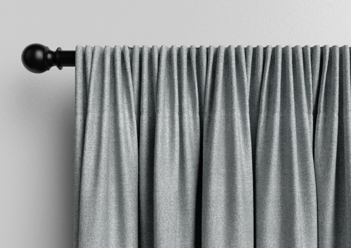 San Remo (Blackout), Pewter - Made to Measure Curtains - Image 9